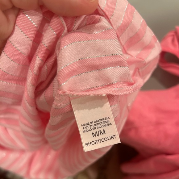 Victoria’s Secret Shine Button Down Collared long Sleeve “Flannel” Pajama Set - Picture 8 of 9